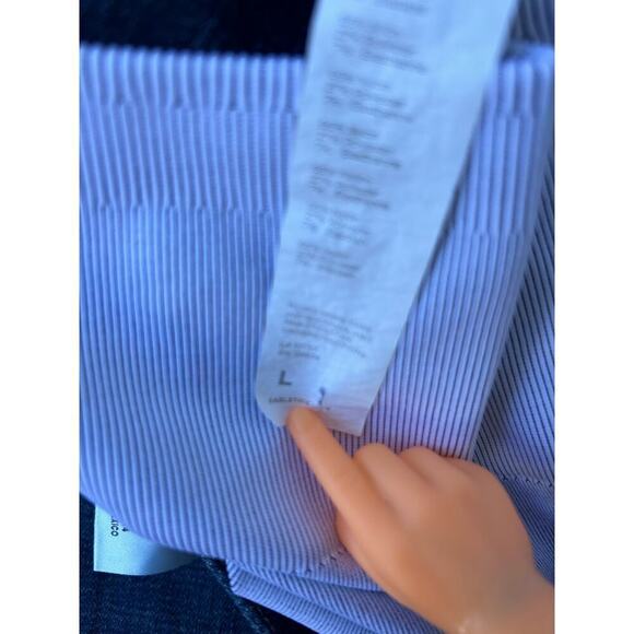 Fabletics‎ High Waisted Seamless Star Leggings Ice Grey Black Breathable Size L - Picture 8 of 9